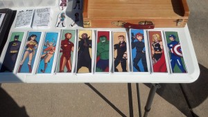 These bookmarks will be listed for sale online soon!