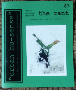 urban nu-sense the rant zine