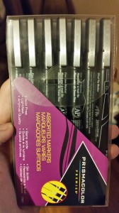 prismacolor pen marker drawing set