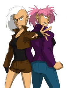 Agents Sinclair and Galileya