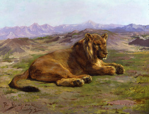 rosa bonheur lion painting