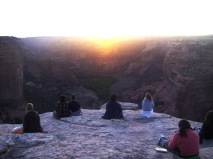 canyon du chelley spider rock sunset