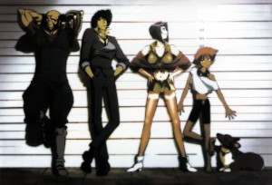 cowboy bebop anime group photo