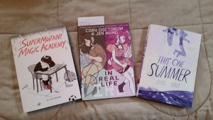 graphic novels from public local library