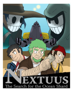 nextuus comic splash cover art