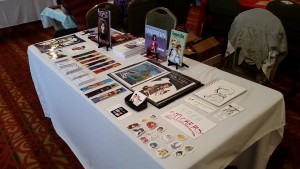 youngstown indie comics expo table artist alley