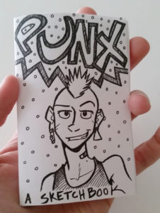 punx mini sketchbook