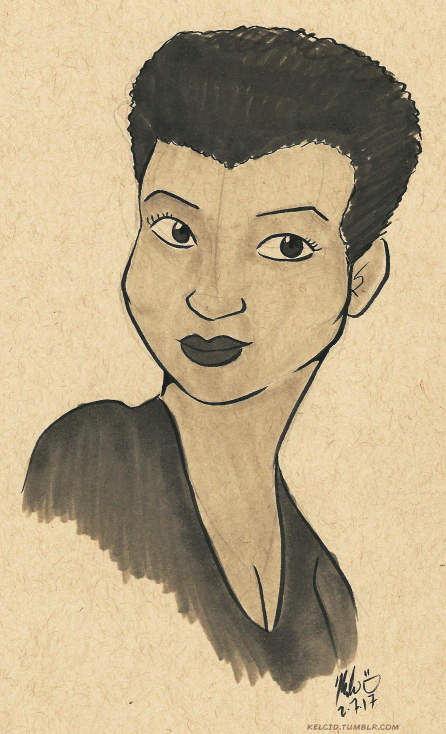 black history month jackie ormes cartoon sketch art