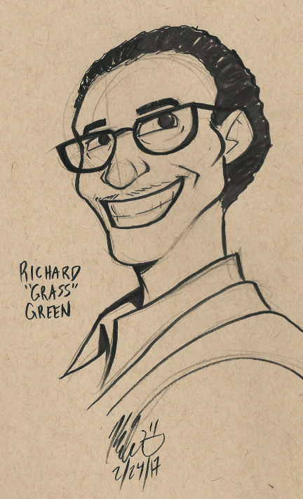 black history month richard grass green black cartoonists