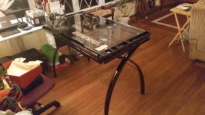 artist drafting table comic artist studio