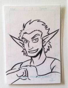 artist trading sketch card