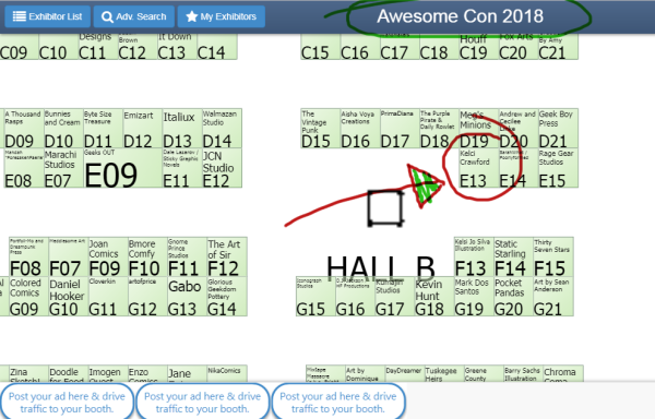 awesome con map table e13 pride alley