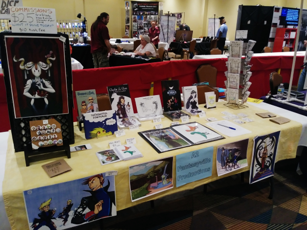 put n play con artist alley table layout