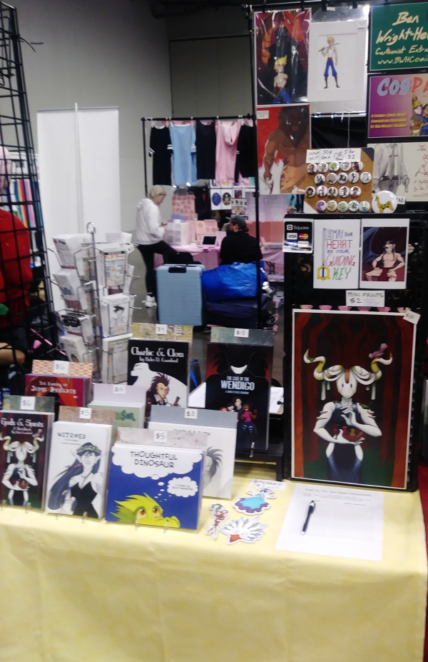 artist alley table layout