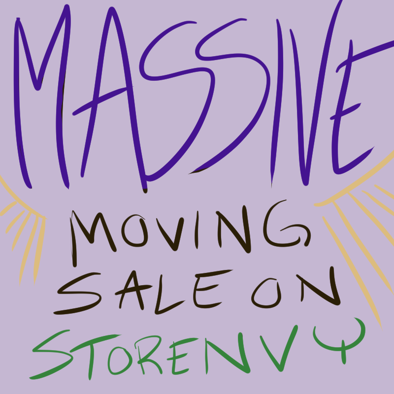 may's massive moving sale on kelci d crawford's storenvy store