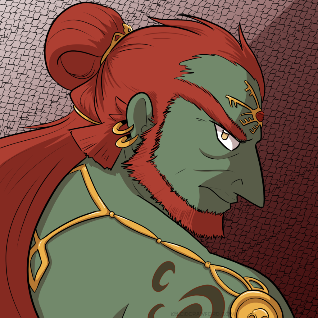 ganondorf tears of the kingdom fan art by kelci d crawford