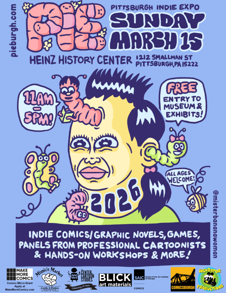 PIE Pittsburgh Indie Expo is on Sunday, March 15, 2026